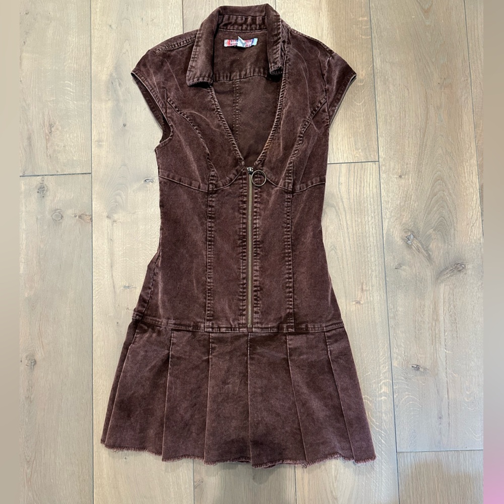 Urban outfitters brown mini dress